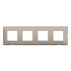 Декоративна рамка bticino Classia, 4x2 модула, крем сатен
