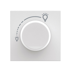 Ротативен димер bticino Classia, 5-300W, бял