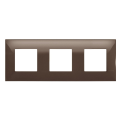 Декоративна рамка bticino Classia, 2+2+2 модула, мока/кафяво