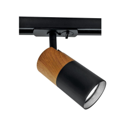 Спот за релсов монтаж Vivalux Woody TL910, GU10, черен