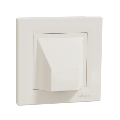 Кабелен излаз Schneider Asfora, бежов/крем