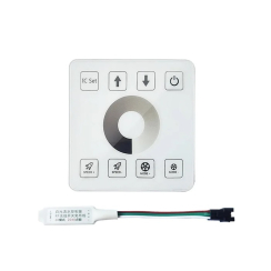 Безжичен LED Pixel контролер за стена, за бягаща лента 12-24V, 28 режима