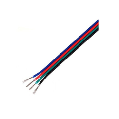 Кабел за RGB светодиодни ленти, 4x0.35mm, меден калайдисан, 1m