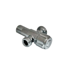 Трипътен кран Aquafeast, 1/2" x 1/2" x 3/4", инокс