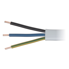 Плосък инсталационен безмостов кабел E-YDYp 3x4mm²
