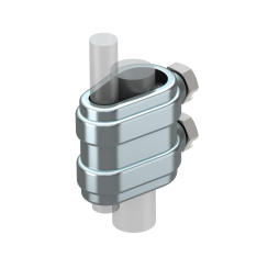 Клемно тяло от цинкова отливка Obo Bettermann, Rd -810/16mm