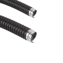 Гофрирана метална тръба с PVC изолация и тел, Ф22.4/18mm