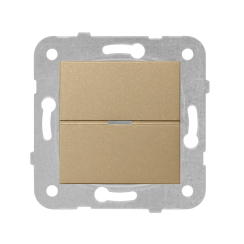 Универсален димер 3-150W Panasonic Karre Plus, бронз