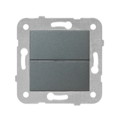 Универсален димер 3-150W Panasonic Karre Plus, тъмно сив