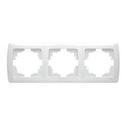Тройна рамка Viko Carmen, бяла