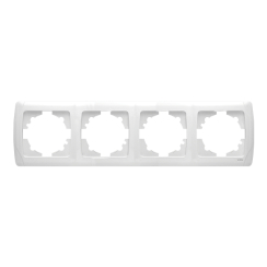 Четворна хоризонтална рамка Viko Carmen, бяла