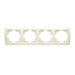 Четворна хоризонтална рамка Viko Carmen, бежова/крем