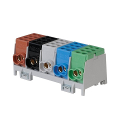 Разпределителен клемен блок Pollman HLAK PE/N/R/S/T за кабел 2x25/25m2, 130A, 1000V