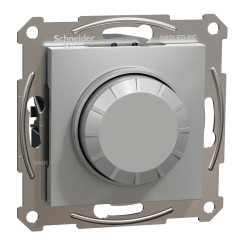 Механизъм ротативен димер 370W Schneider Asfora, сив/алуминий