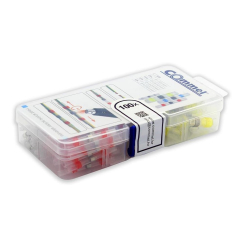 Термосвиваем кабелен съединител Commel с припой в кутия, 100бр.