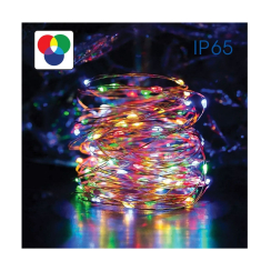 LED соларна лента с дистанционно Vivalux Multi Solar, RGB, 10m, IP65