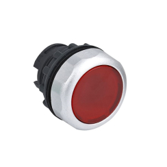Бутон светещ LED NP8-01BND, 1NC, 6-36V, червен