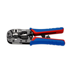 Инструмент за кримпване, рязане и оголване на RJ45 Knipex, 190mm
