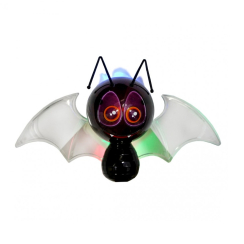 Детска нощна лампа със сензор Lightex прилеп, за контакт, 0.4W, RGB