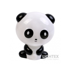 Детска нощна лампа Lightex панда, за контакт, 0.4W, 4000K