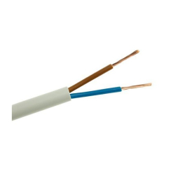 Кръгъл инсталационен проводник H03VV-F (ШВПЛ-Б), 2 x 0.5mm2