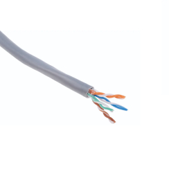 Компютърен кабел FTP CAT5E, 4x2x24AWG, сив