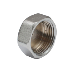 Капа, месинг, хромирана, 3/8"