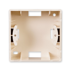 Кутия за открит монтаж Gunsan Visage, бежова/крем