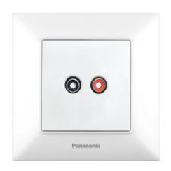 Аудио розетка Panasonic Arkedia Slim, бяла