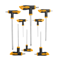 Комплект Torx отверки T-дръжка Tolsen, 8бр T10-T50