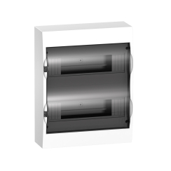 Апартаментно табло Schneider Easy9, 2 реда, 24 модула, опушена врата, откр. монтаж