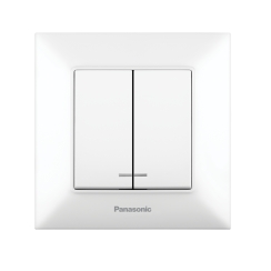 Двоен ключ СХ-5 Panasonic Arkedia Slim, осветен, бял