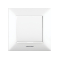 Единичен ключ сх-1 Panasonic Arkedia Slim, бял