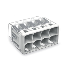 Клема Wago бърза връзка, 8x0.75-4mm2, 32A