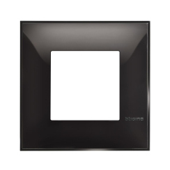 Декоративна рамка немски стандарт bticino Classia, 2 модула, черно