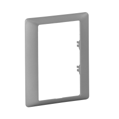 Декоративна рамка за двоен контакт Legrand Valena Life, сив/алуминий