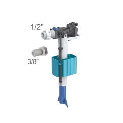 Универсален механизъм за тоалетно казанче, странично пълнене, 1/2 и 3/8
