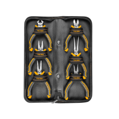 Комплект клещи за електроника Tolsen Profi, 6бр