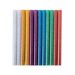 Цветно лепило брокат на пръчки за пистолети Tolsen, 8mm, 12бр