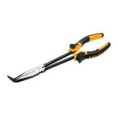 Удължени клещи Tolsen, извити 90°, 280mm