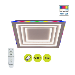 LED плафон Vivalux Dakota, мултифункционален, 102W, RGB+CCT
