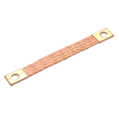 Медна оплетка BM с два отвора, 16mm2, 150mm, Ф8mm