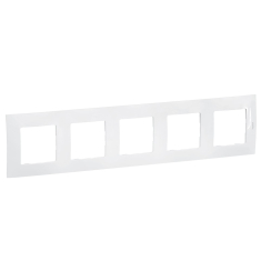 Декоративна рамка за 5 модула Legrand Niloé, бяла