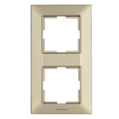 Двойна вертикална рамка за ключ Arkadia Slim, разл. цветове