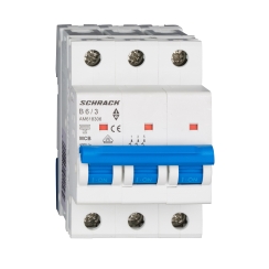 Миниатюрен АП Schrack Amparo 3P, 10A, крива B