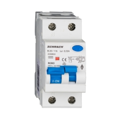 АП+ДТЗ Schrack Amparo 1P+N, 20A, 30mA, крива B