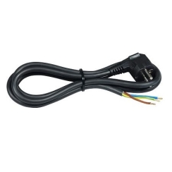 Commel, кабел H05VV-F, Г-образен щепсел, 1.5m, 3x2.5mm