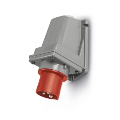Индустриален щепсел за стенен монтаж Scame Optima, 32A, 3P+E, IP44