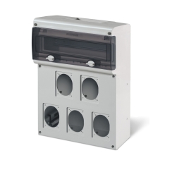 Контактно табло Scame Block, 14x DIN, 2x 16A, 3x 16/32A, IP66