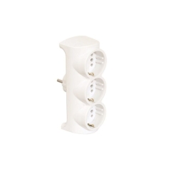 Адаптер за контакт Atra, с 3 гнезда шуко
